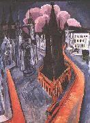 Ernst Ludwig Kirchner The red tower of Halle oil painting on canvas